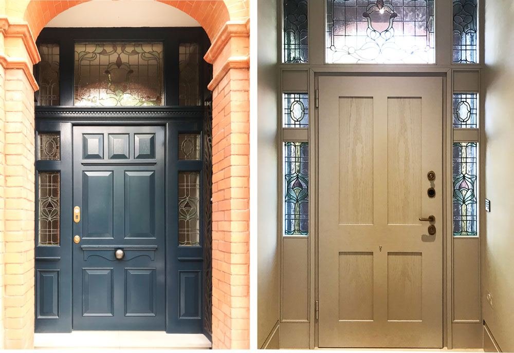 Matching period and security doorset installation