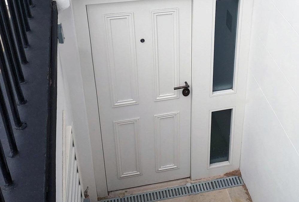 Bespoke steel-core security door installation