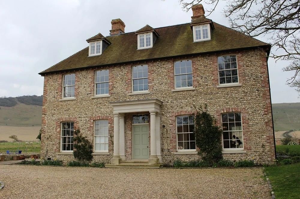Period manor house fitted with secure timber sash windows